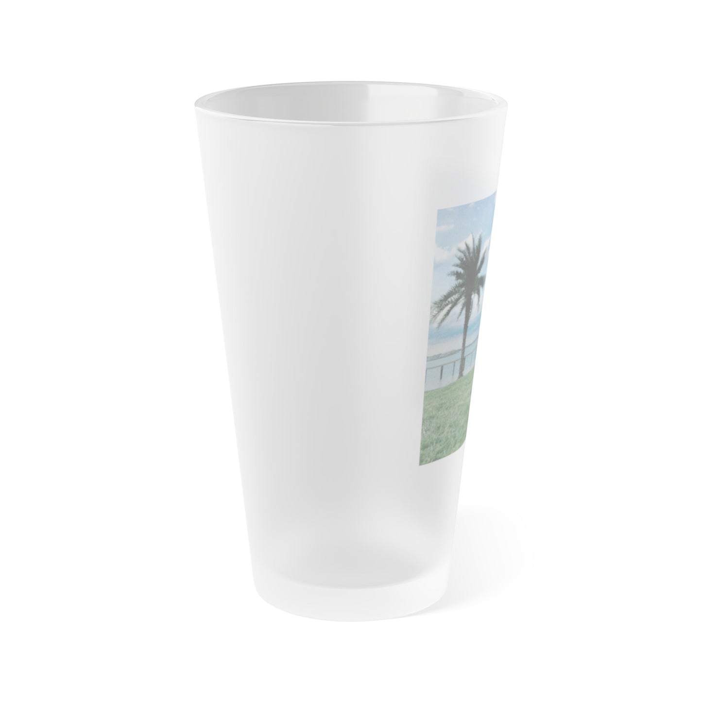 Frosted Pint Glass, 16oz- Lake Babcock