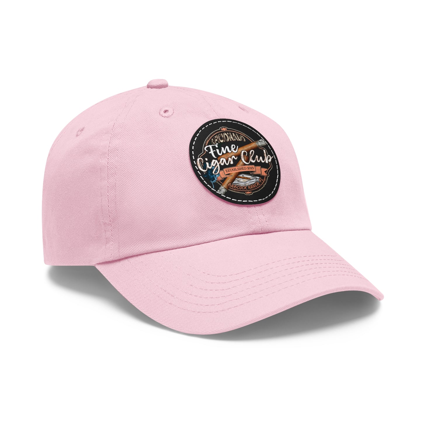 Fine Cigar Club Hat with Leather Patch