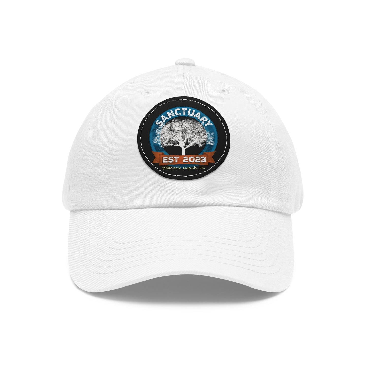 Hat with Leather Patch