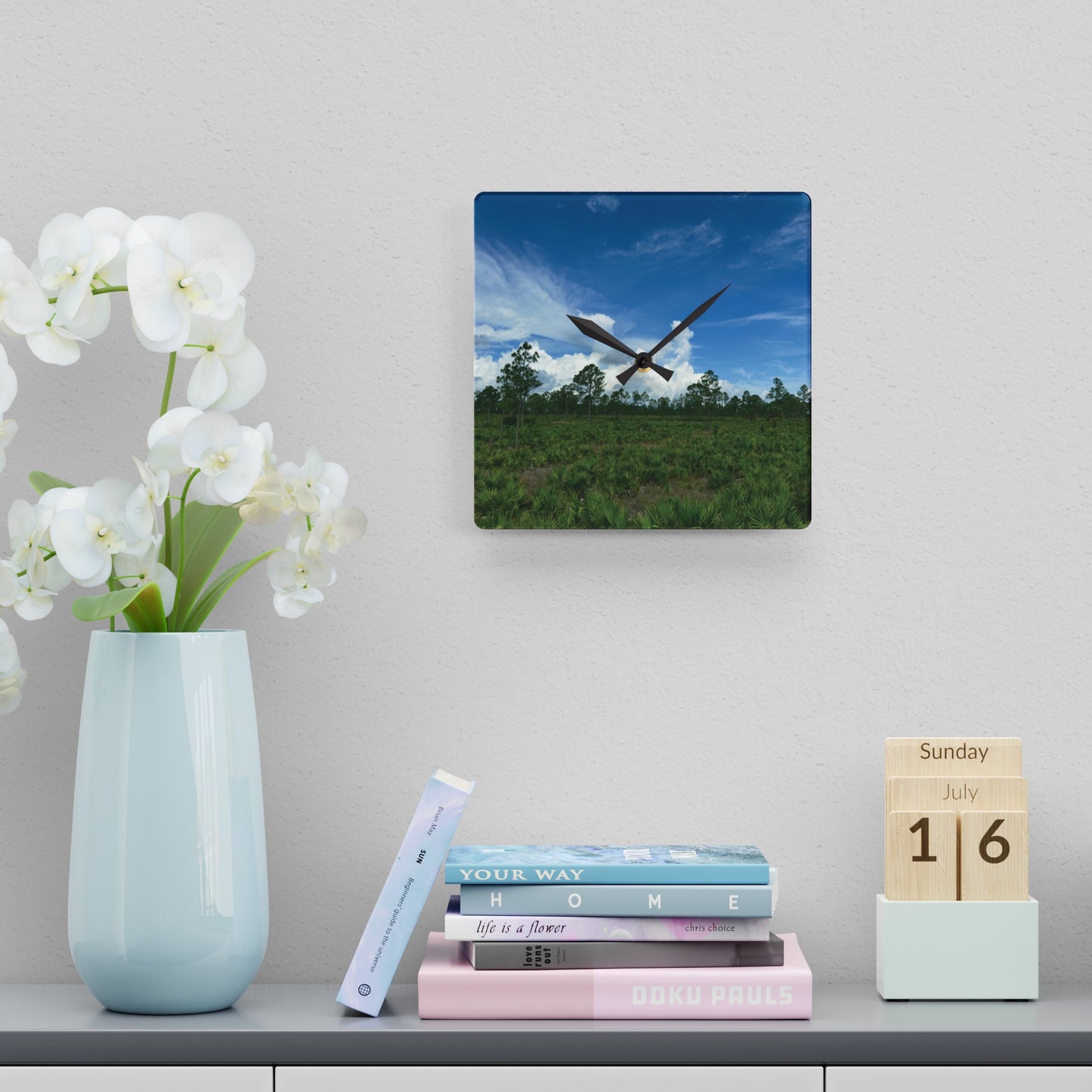 Acrylic Wall Clock- Babcock Ranch Preserves