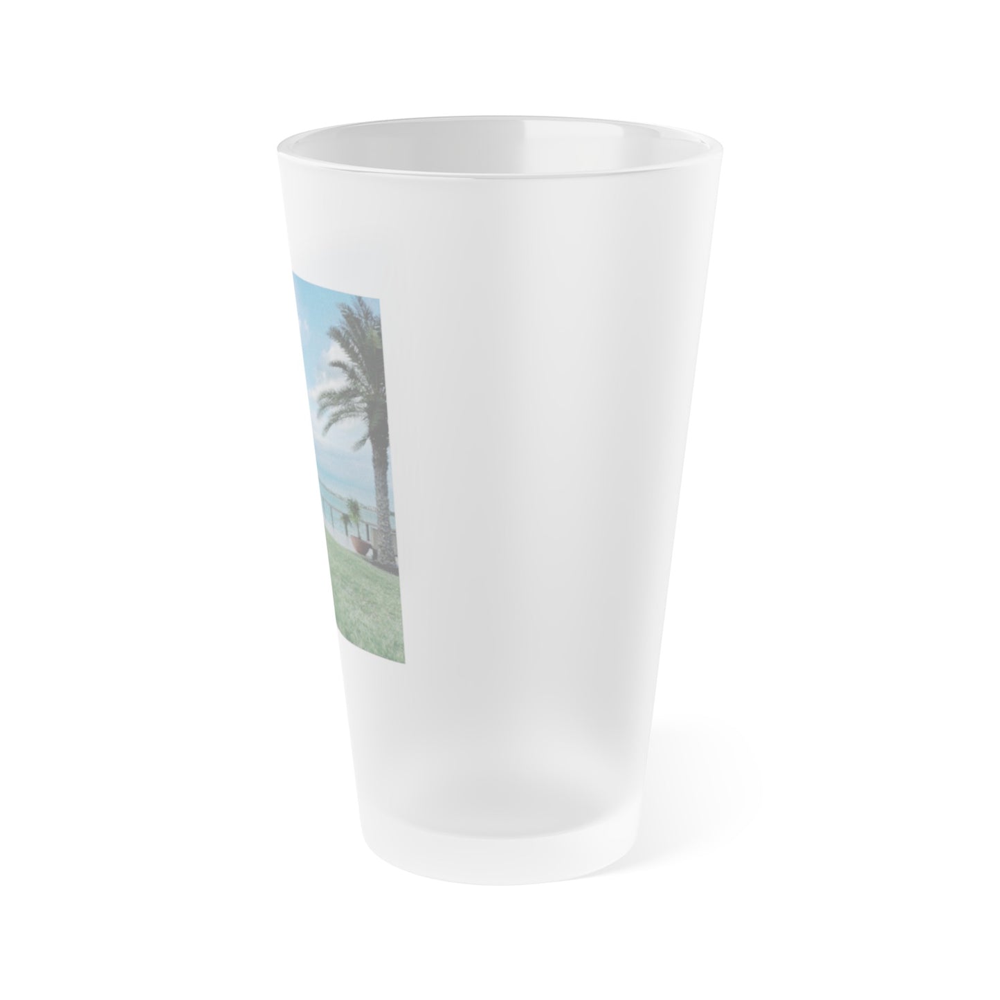 Frosted Pint Glass, 16oz- Lake Babcock