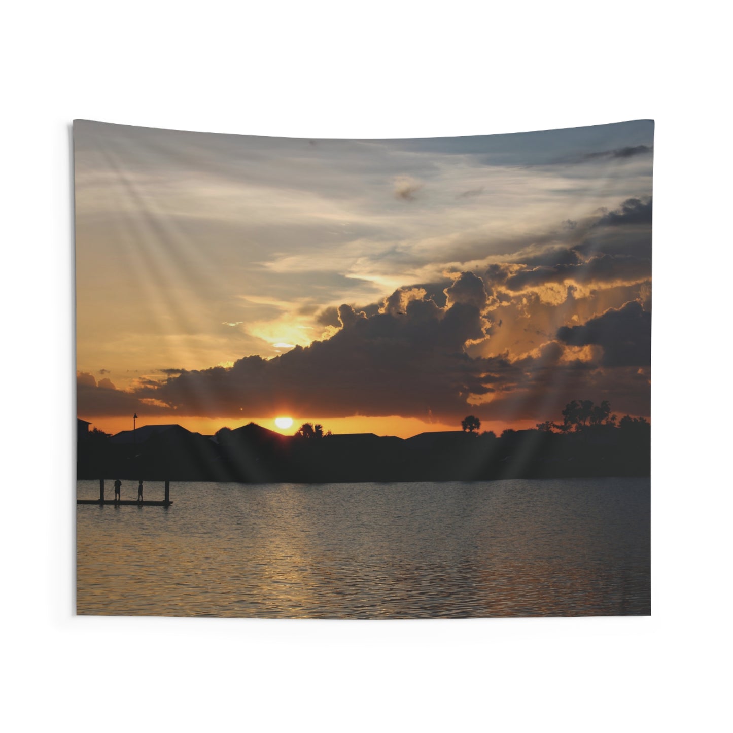 Indoor Wall Tapestries- Lake Babcock Sunset