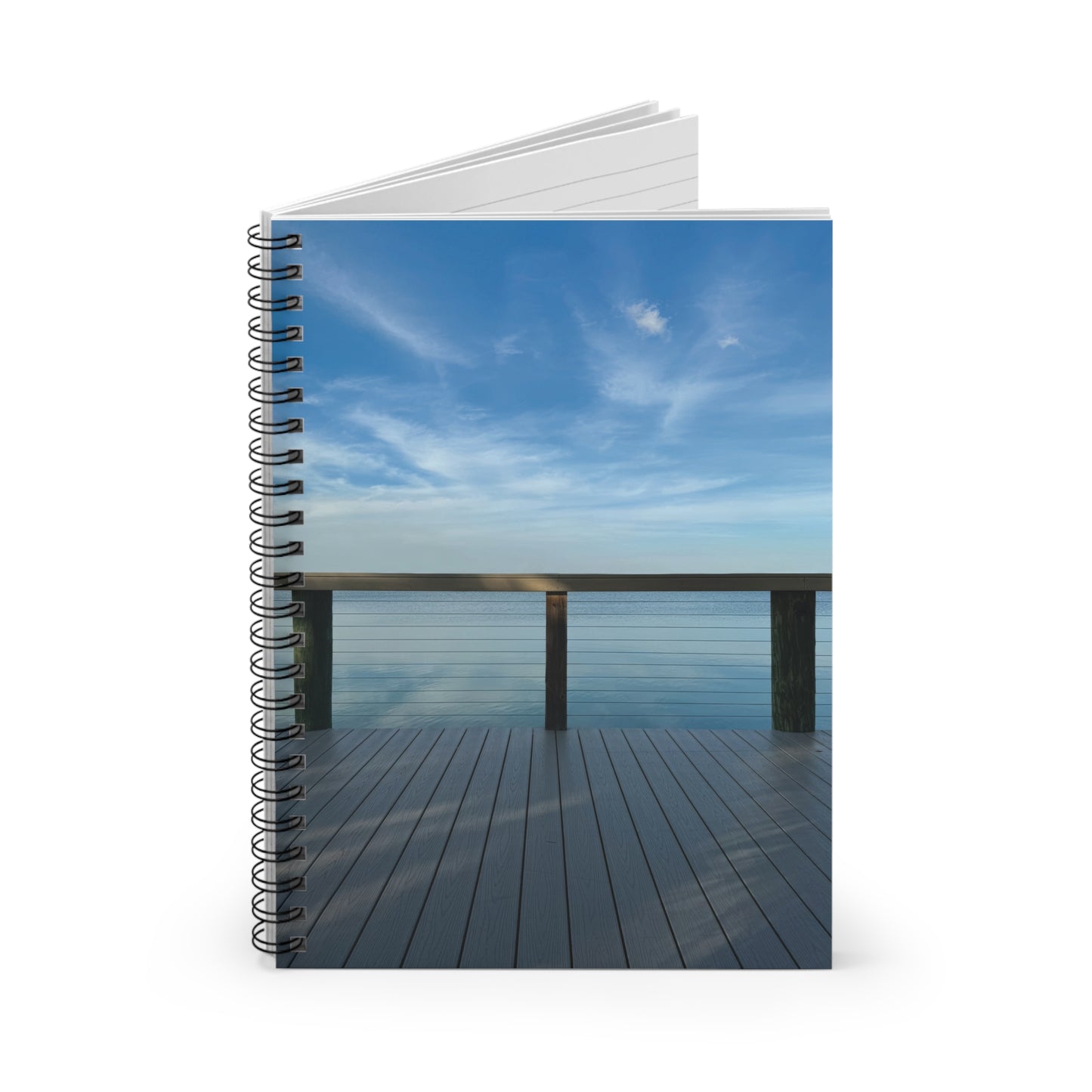 Spiral Notebook (Ruled Line)- Lake Babcock Boardwalk