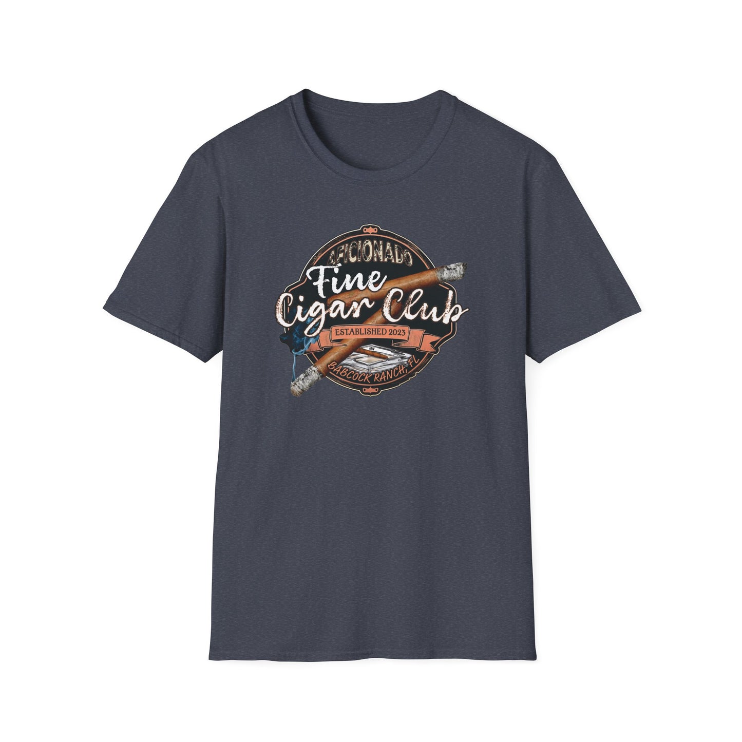 Fine Cigar Club- Softstyle T-Shirt (available in larger sizes)