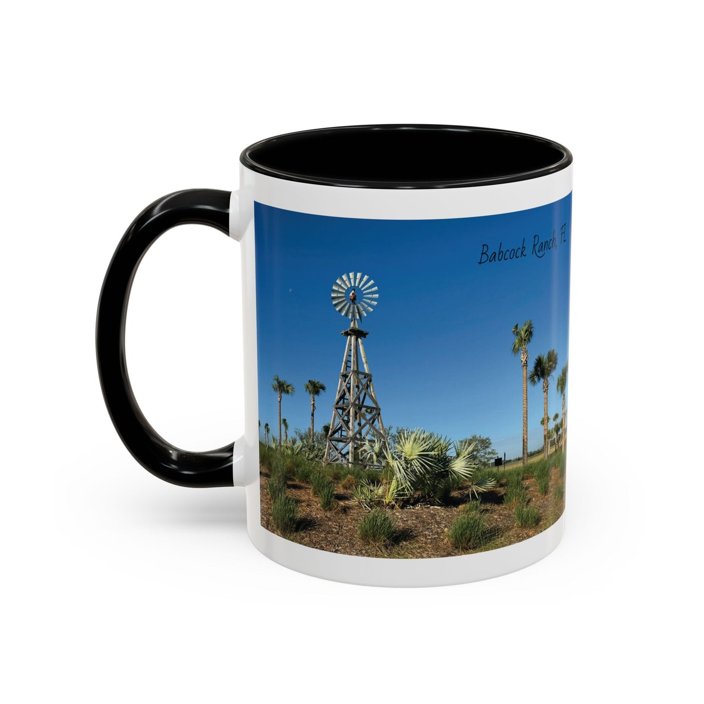 Accent Coffee Mug (11, 15oz)- Windmill in Babcock Ranch