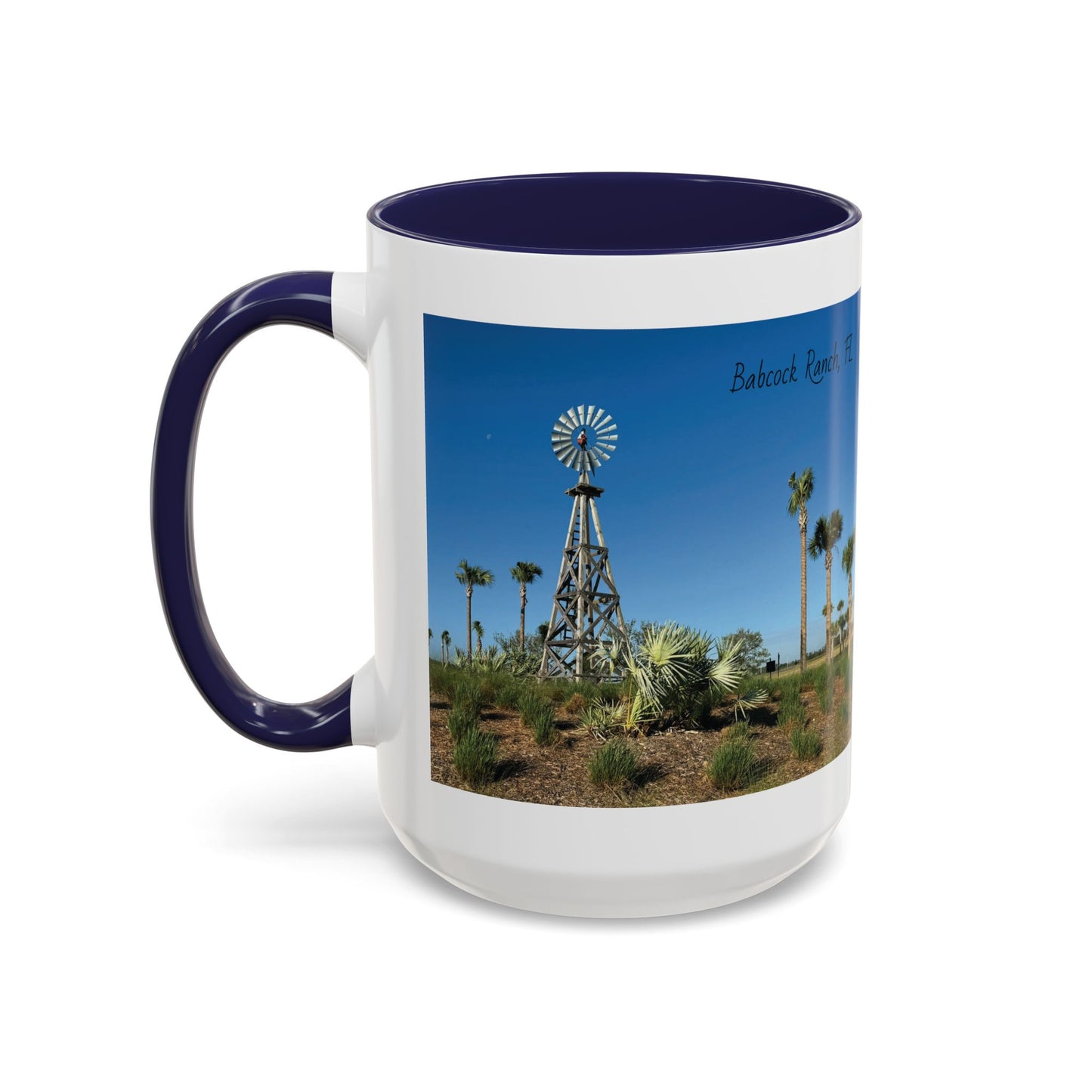 Accent Coffee Mug (11, 15oz)- Windmill in Babcock Ranch