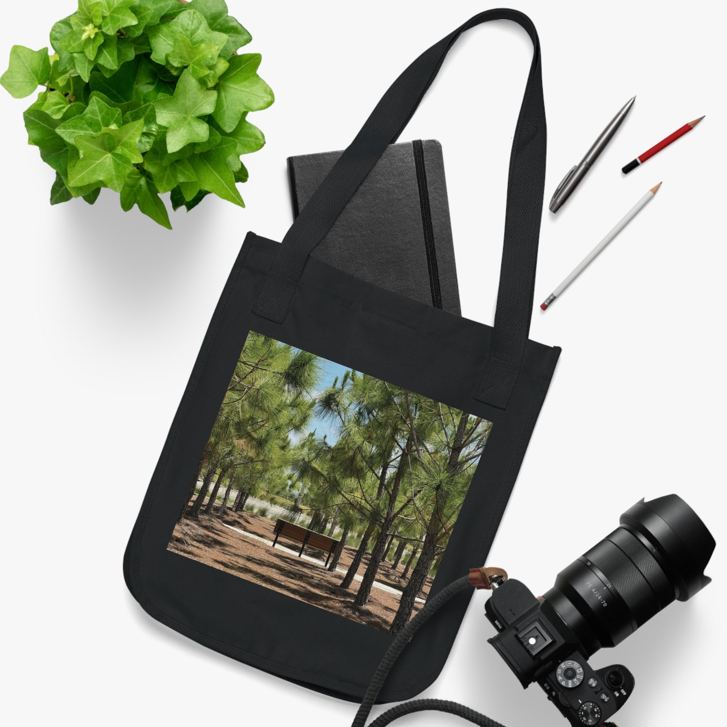 Organic Canvas Tote Bag- Bullhorn Park