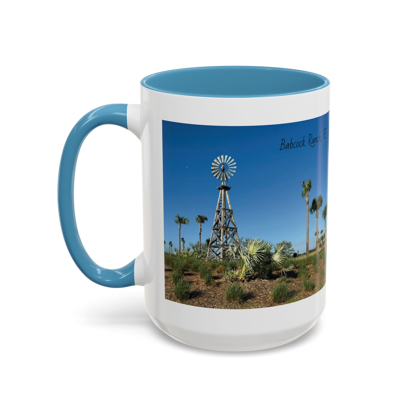 Accent Coffee Mug (11, 15oz)- Windmill in Babcock Ranch