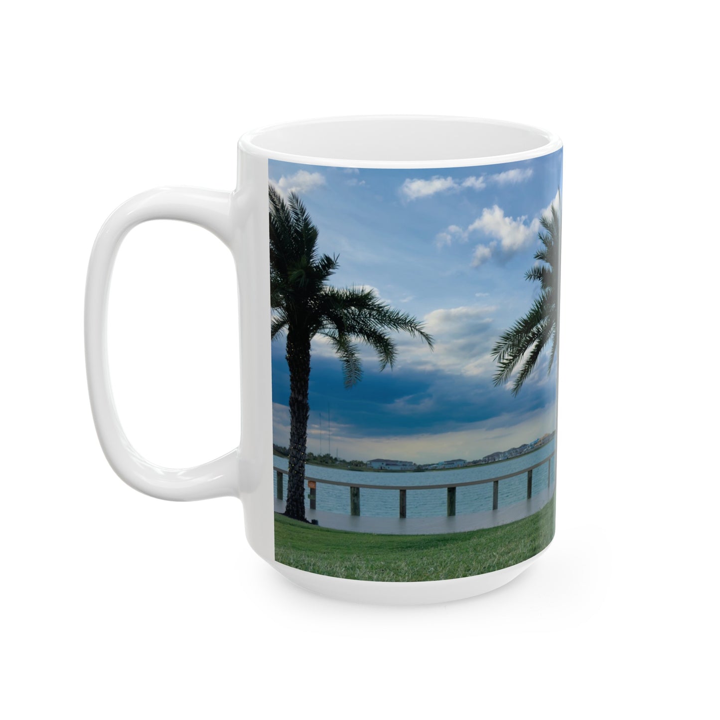 Ceramic Mug, (11oz, 15oz)- Lake Babcock