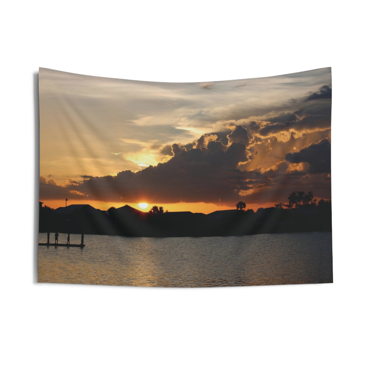 Indoor Wall Tapestries- Lake Babcock Sunset