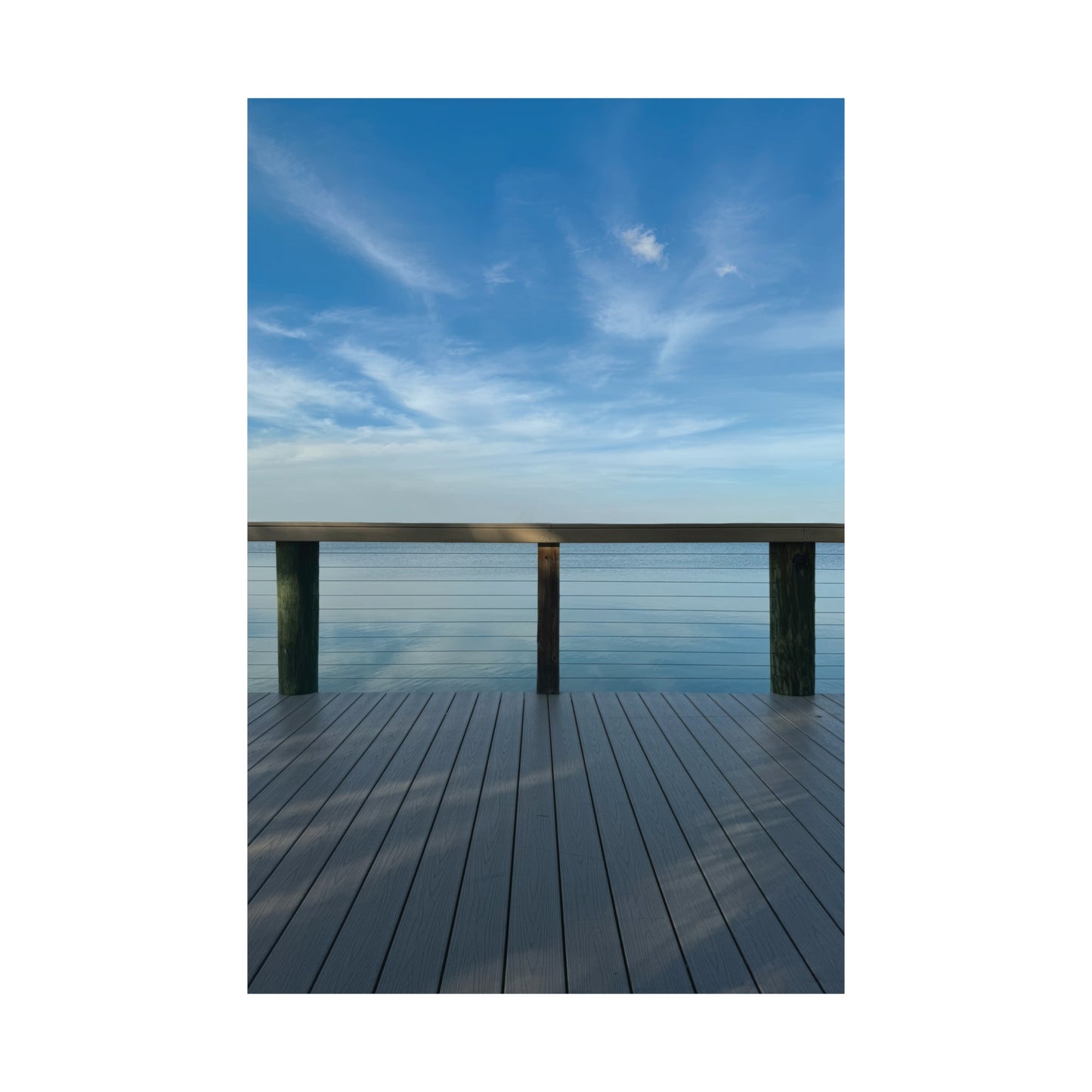 Matte Vertical Posters- Lake Babcock Boardwalk