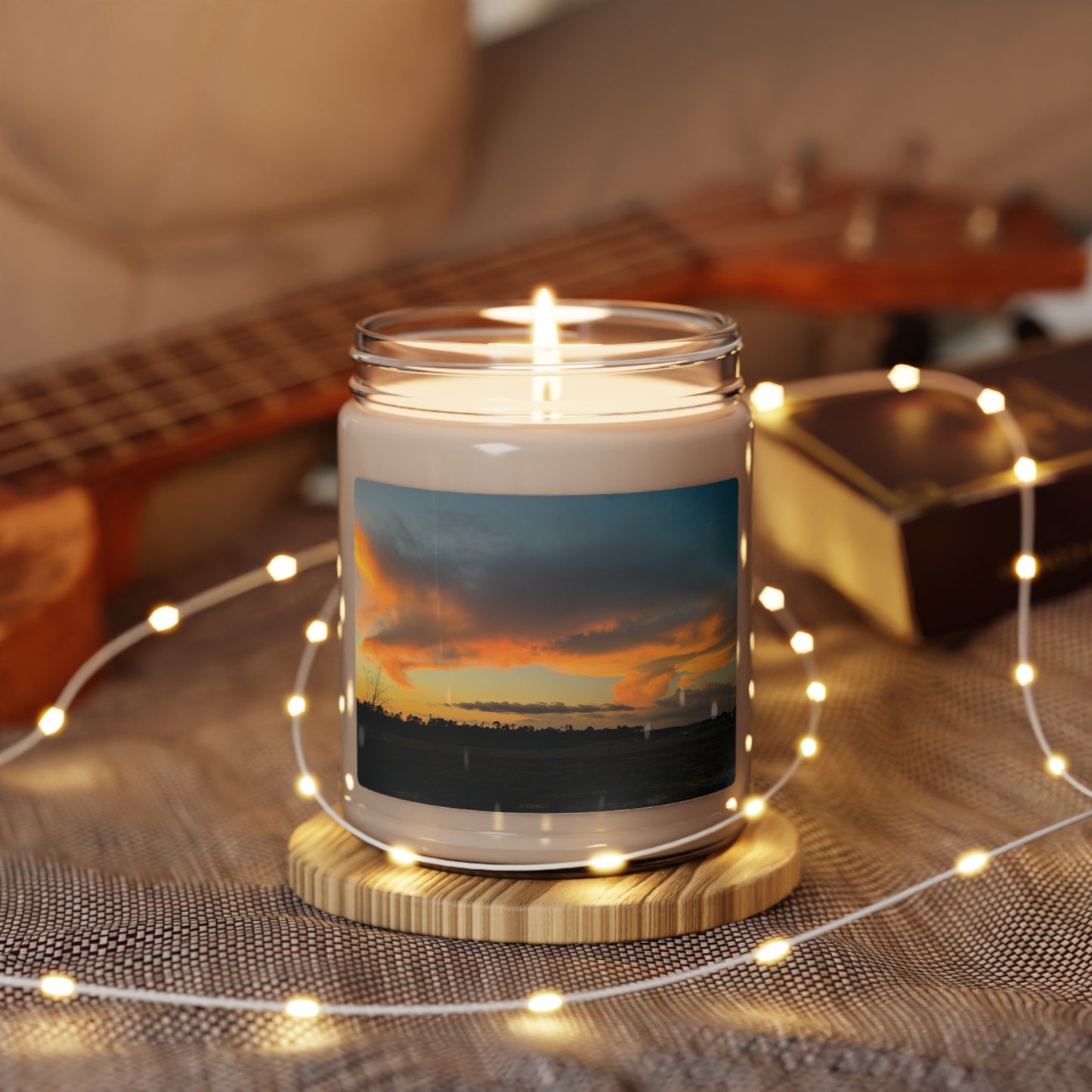 Scented Soy Candle, 9oz- Sunset