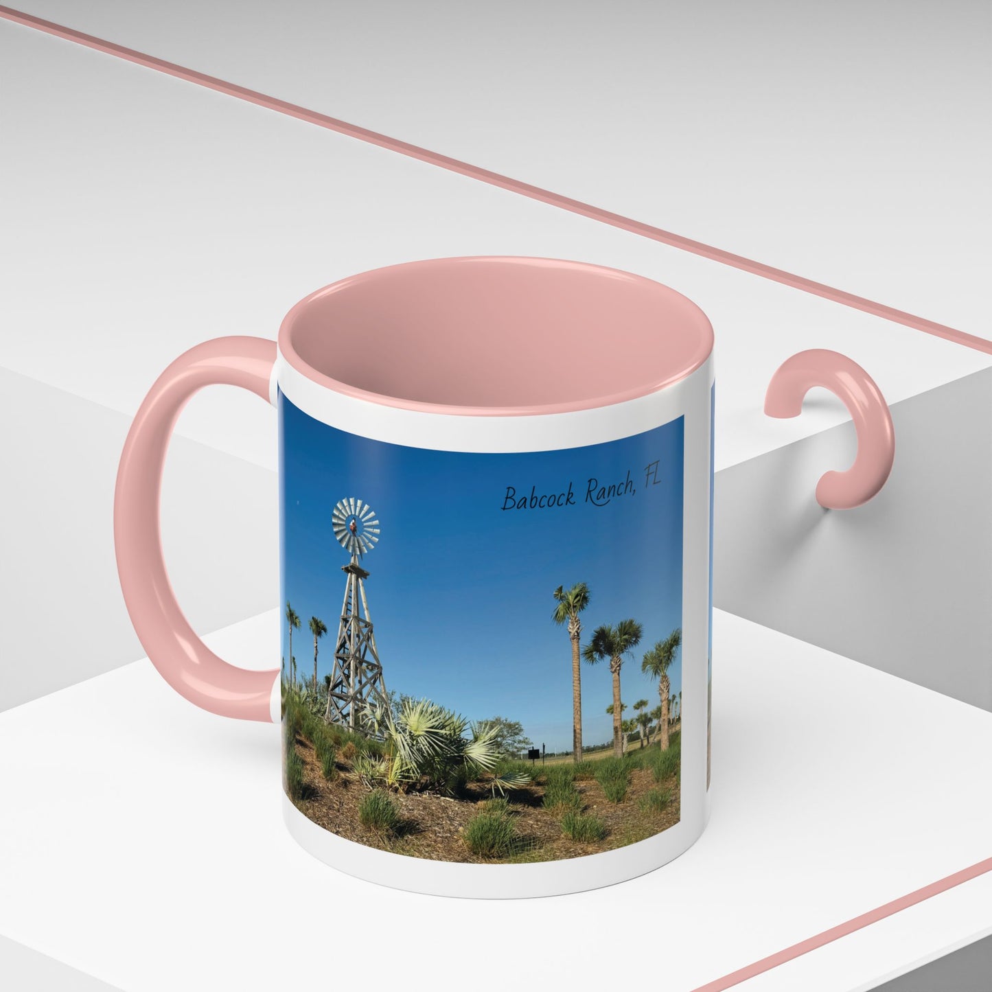 Accent Coffee Mug (11, 15oz)- Windmill in Babcock Ranch