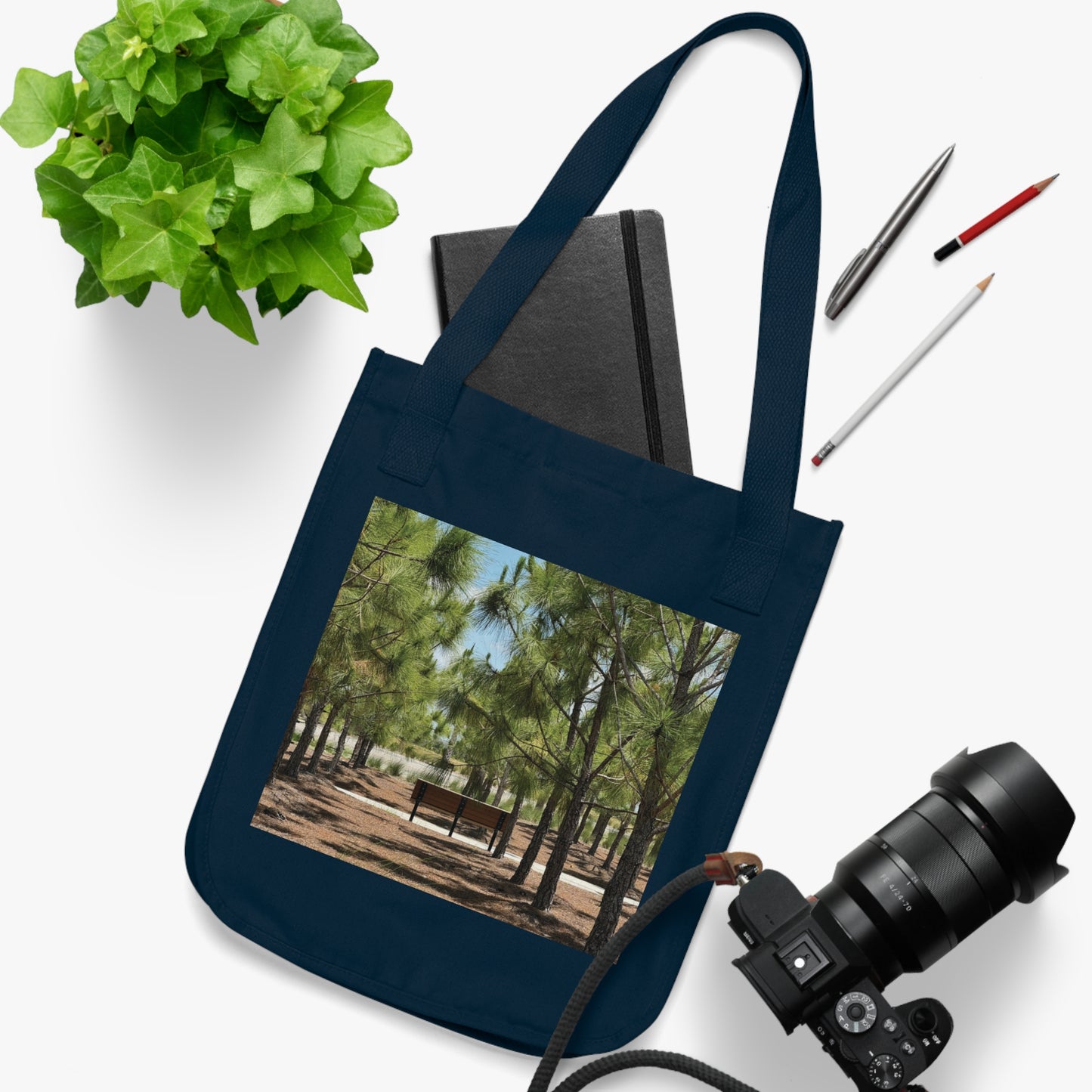 Organic Canvas Tote Bag- Bullhorn Park