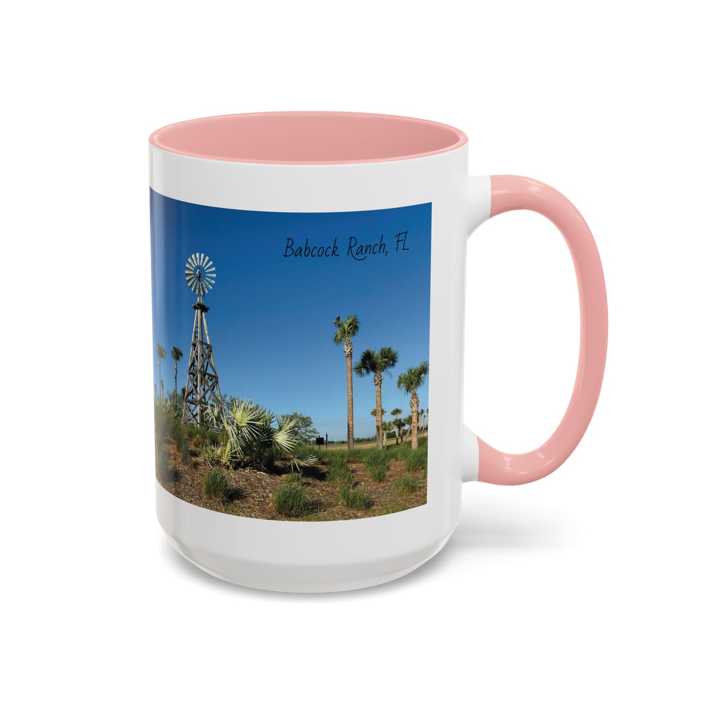 Accent Coffee Mug (11, 15oz)- Windmill in Babcock Ranch