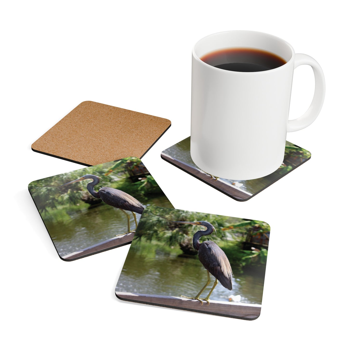 Corkwood Coaster Set