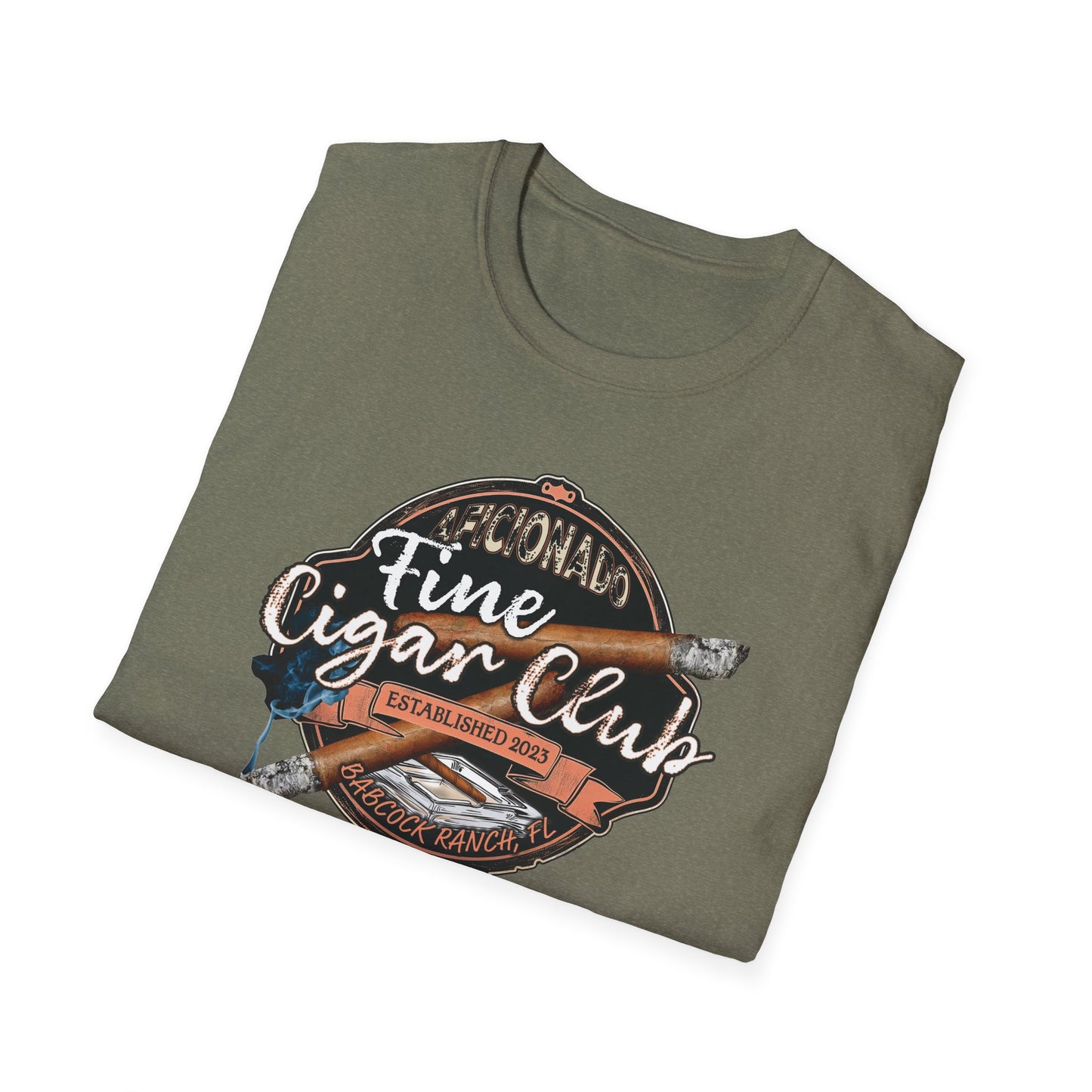 Fine Cigar Club- Softstyle T-Shirt (available in larger sizes)