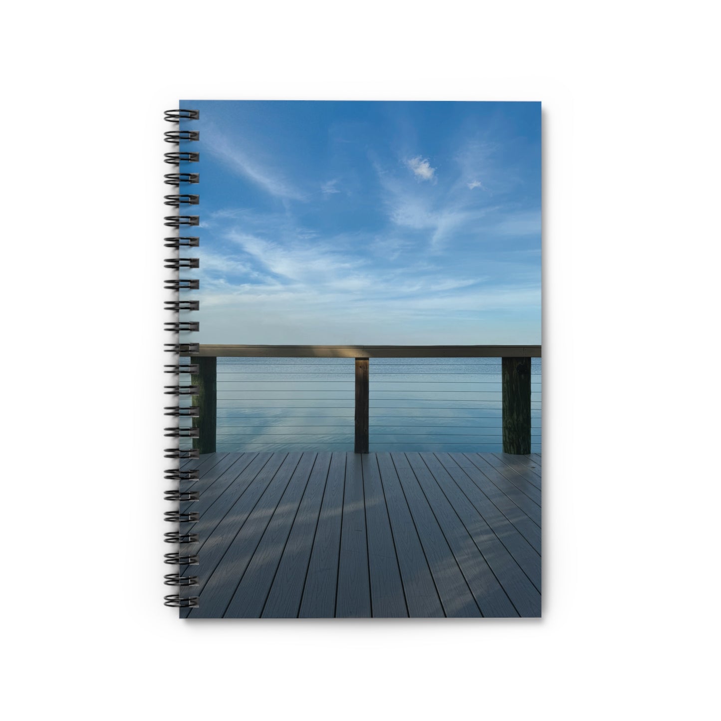 Spiral Notebook (Ruled Line)- Lake Babcock Boardwalk