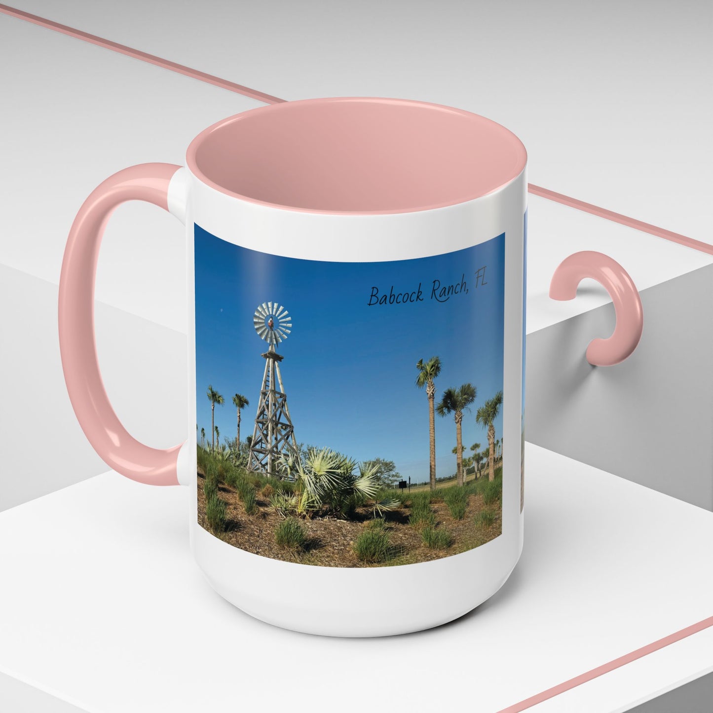 Accent Coffee Mug (11, 15oz)- Windmill in Babcock Ranch