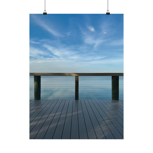 Matte Vertical Posters- Lake Babcock Boardwalk