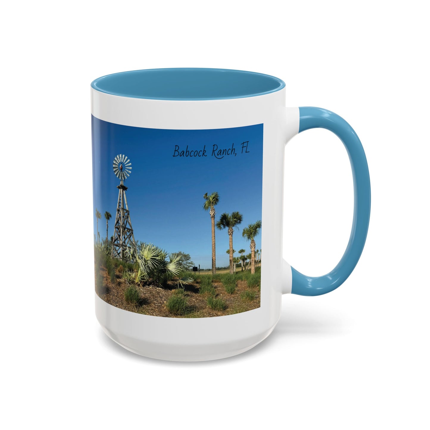 Accent Coffee Mug (11, 15oz)- Windmill in Babcock Ranch