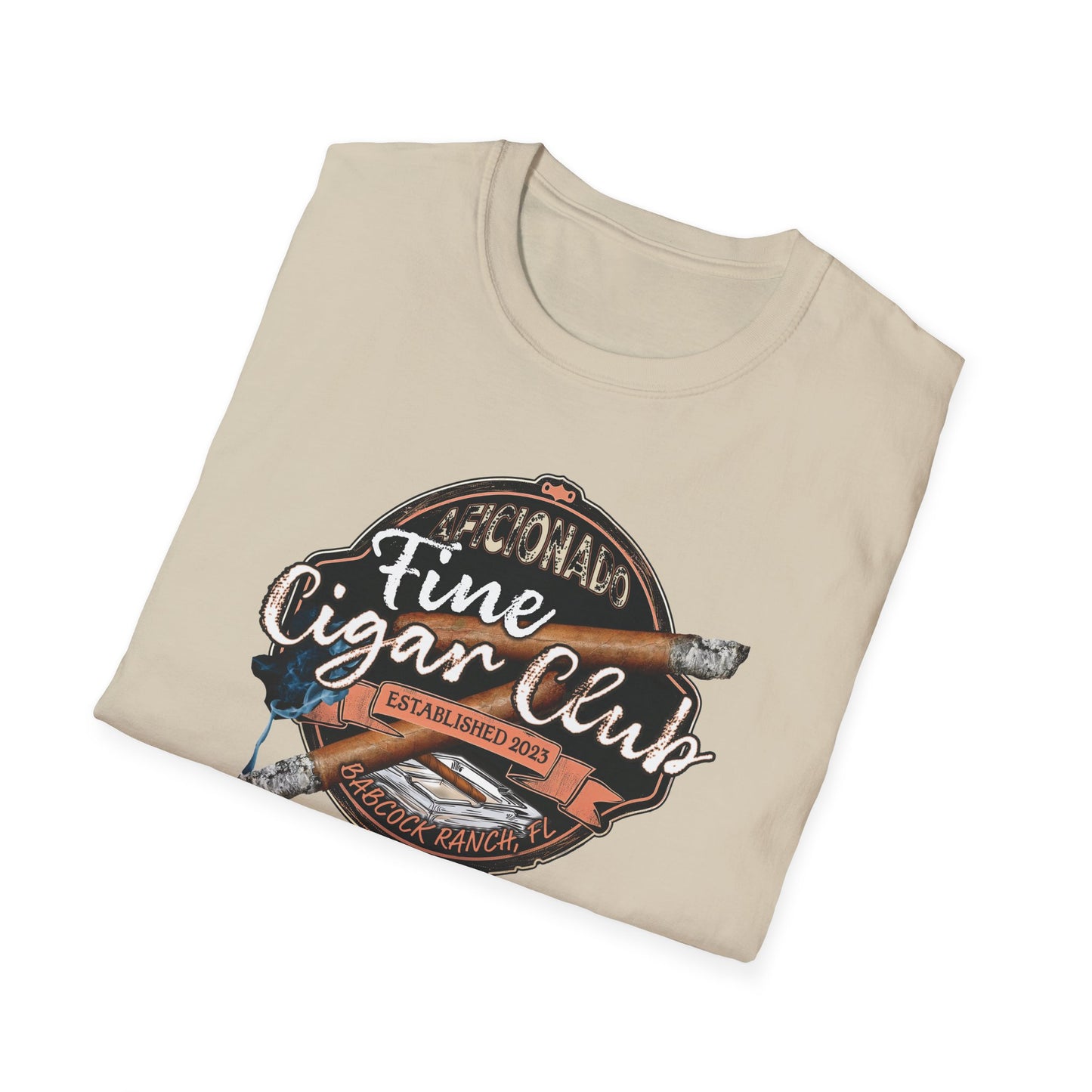 Fine Cigar Club- Softstyle T-Shirt (available in larger sizes)