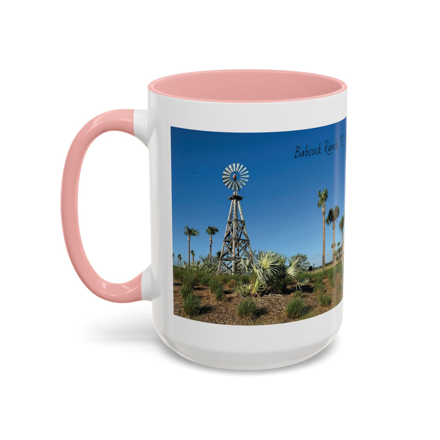 Accent Coffee Mug (11, 15oz)- Windmill in Babcock Ranch