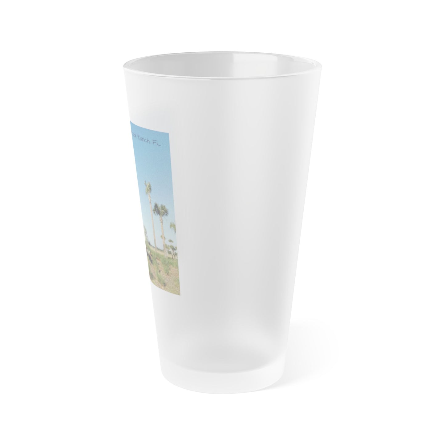 Frosted Pint Glass, 16oz