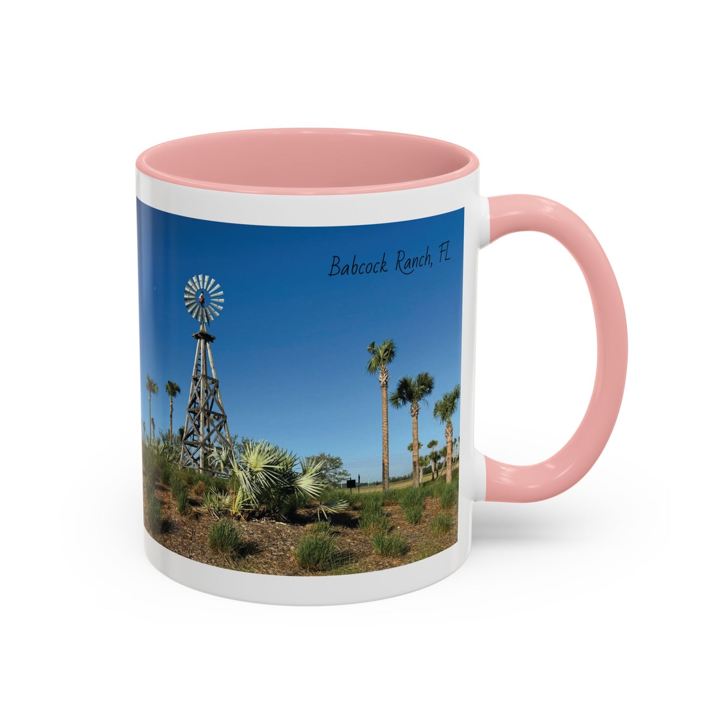 Accent Coffee Mug (11, 15oz)- Windmill in Babcock Ranch