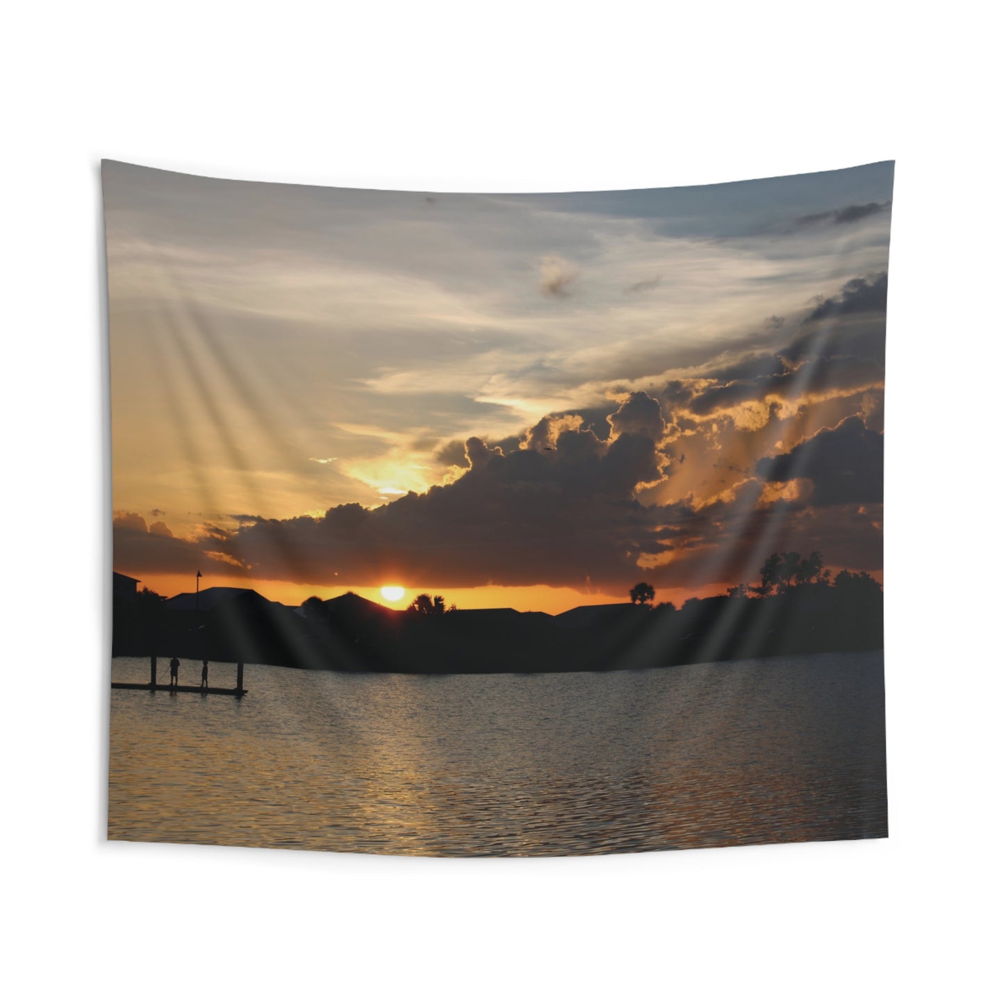 Indoor Wall Tapestries- Lake Babcock Sunset