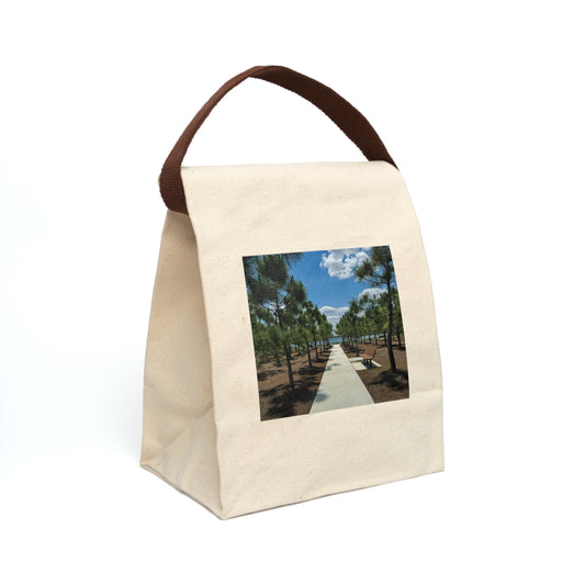 Canvas Lunch Bag With Strap- Bullhorn Park