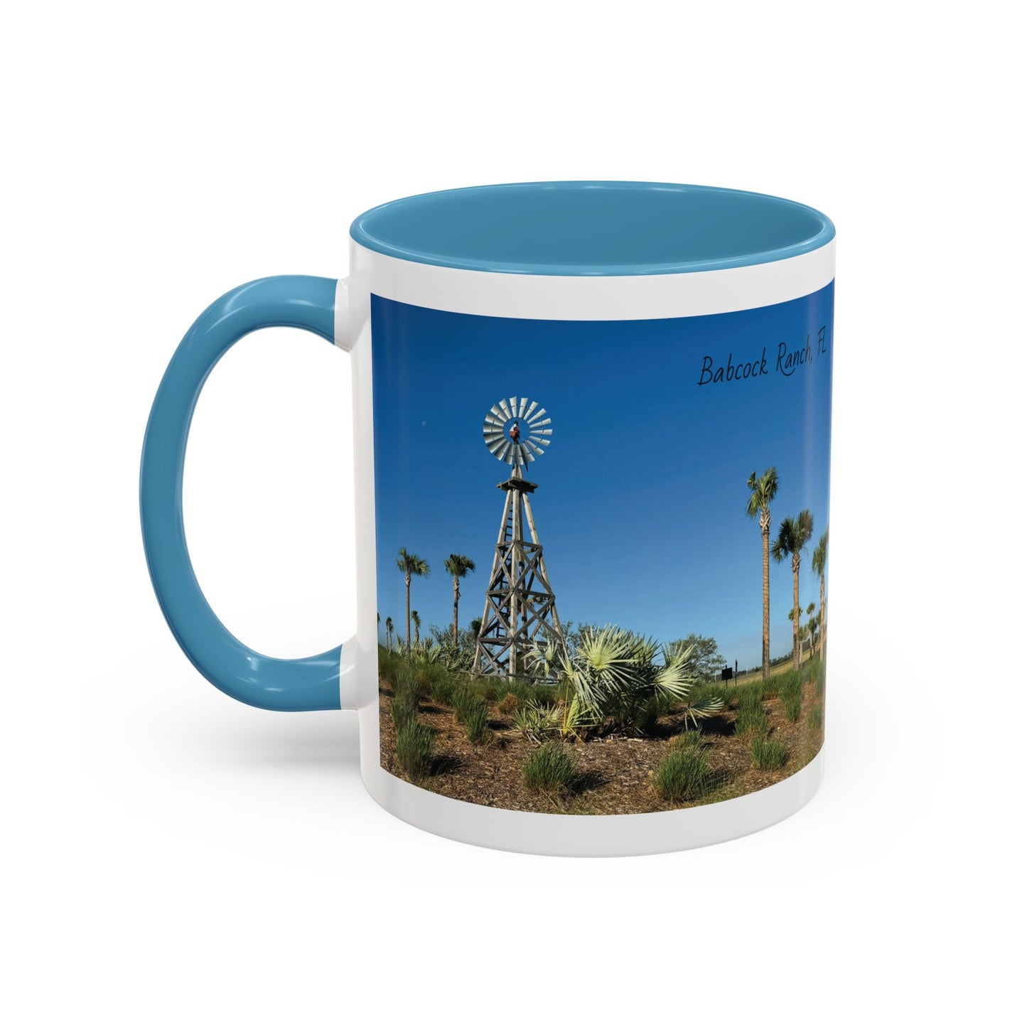 Accent Coffee Mug (11, 15oz)- Windmill in Babcock Ranch