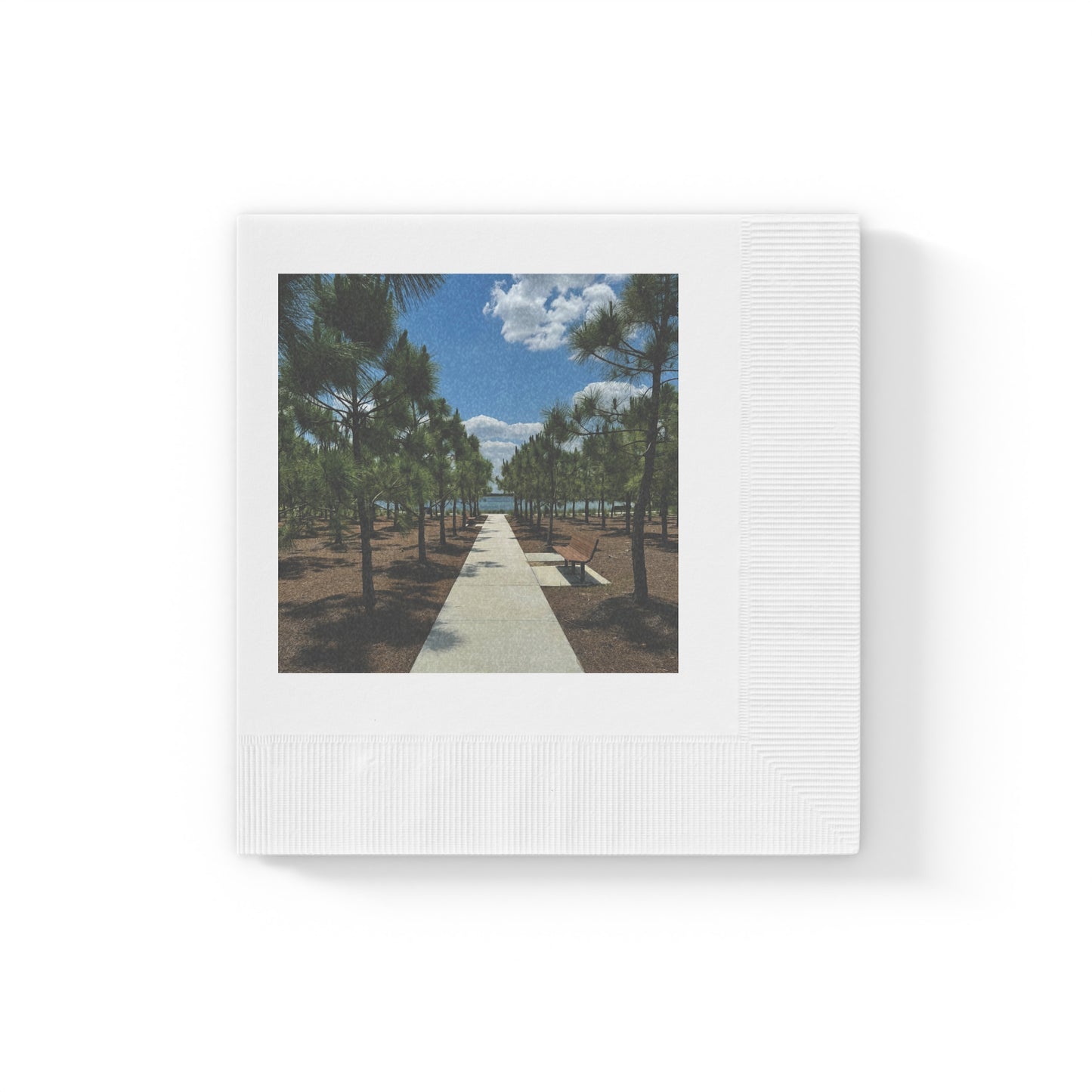 White Coined Napkins- Bullhorn Park