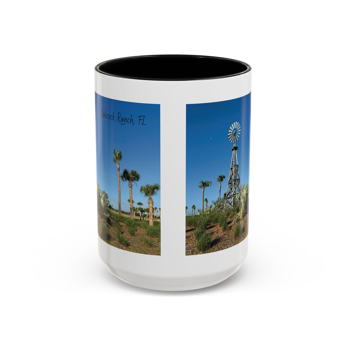 Accent Coffee Mug (11, 15oz)- Windmill in Babcock Ranch